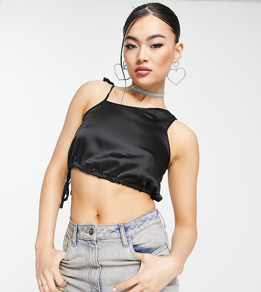 Asos - Lady Crop Top in Black from Asyou GOOFASH