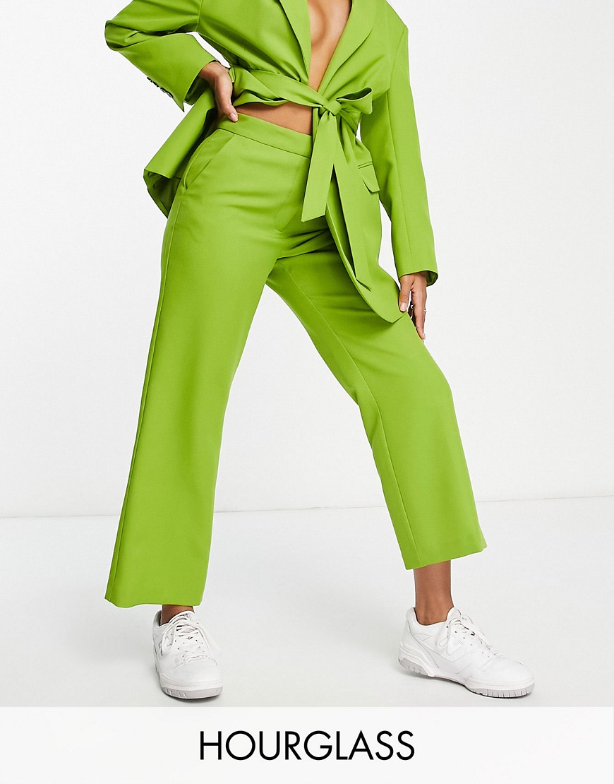 Asos Lady Green Suit Trousers GOOFASH