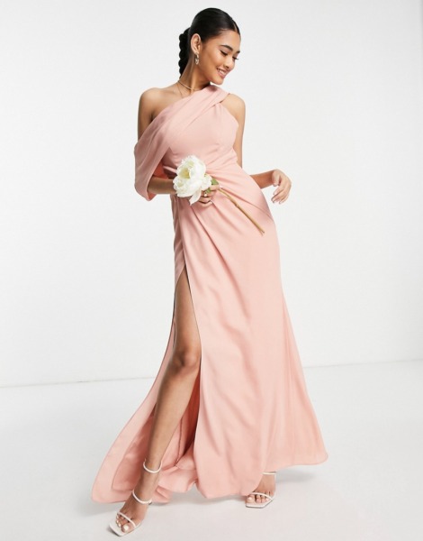 Asos - Lady Pink Maxi Dress GOOFASH