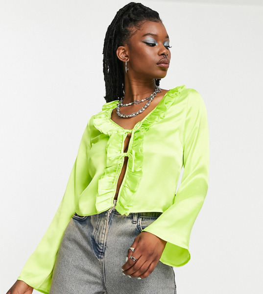 Asos - Lady Top in Green - Collusion GOOFASH