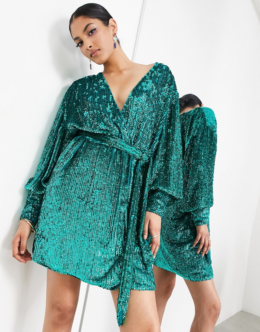 Asos - Mini Dress - Green - Woman GOOFASH