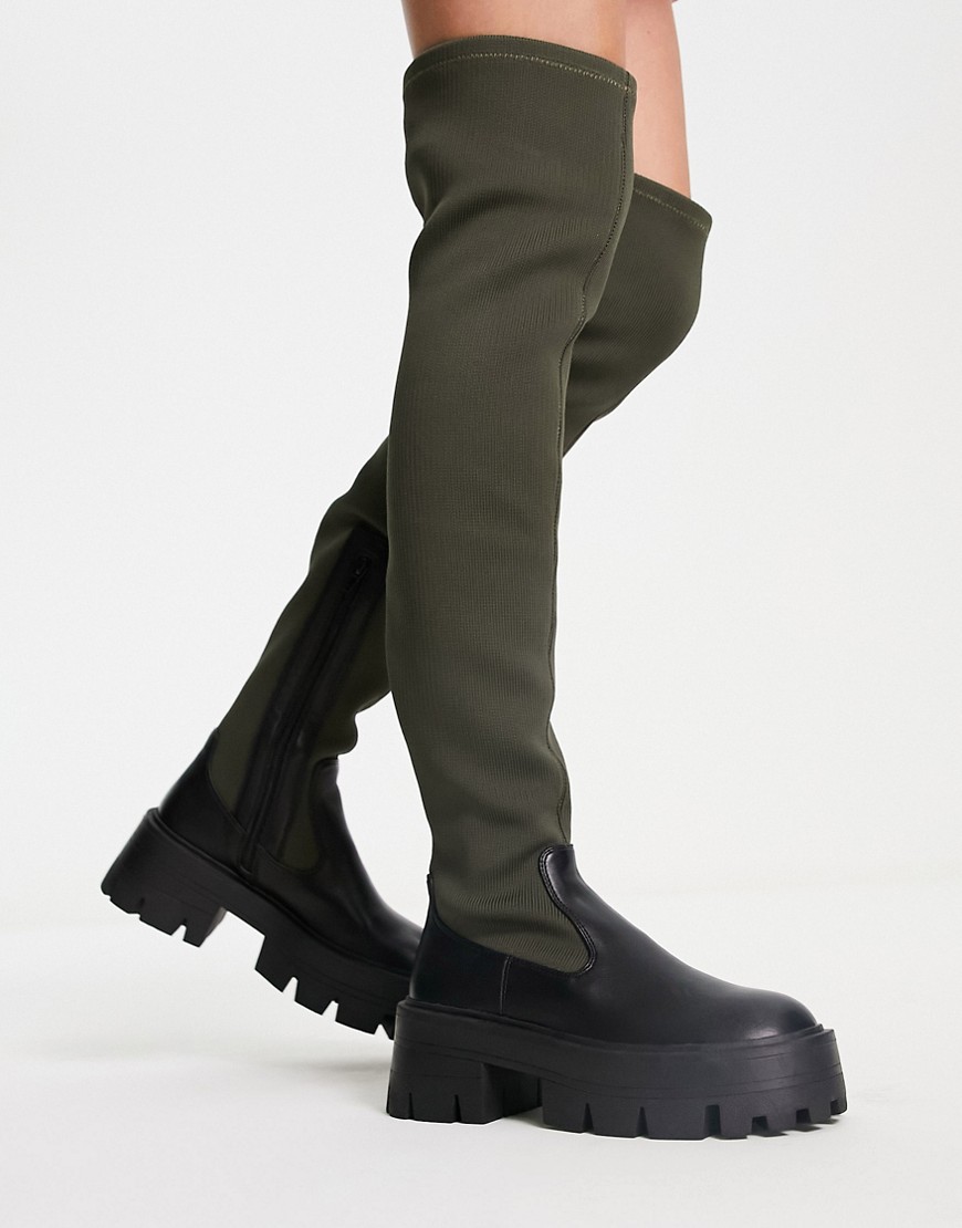 Asos - Multicolor Overknee Boots - Woman GOOFASH