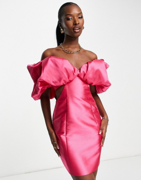 Asos Pink Mini Dress for Woman GOOFASH