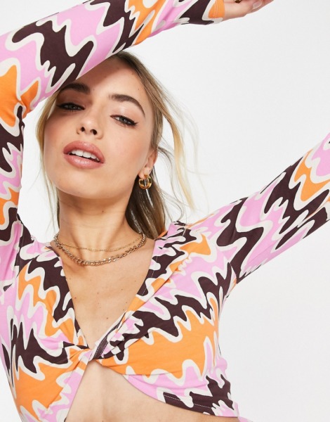 Asos Top in Multicolor for Woman from Monki GOOFASH