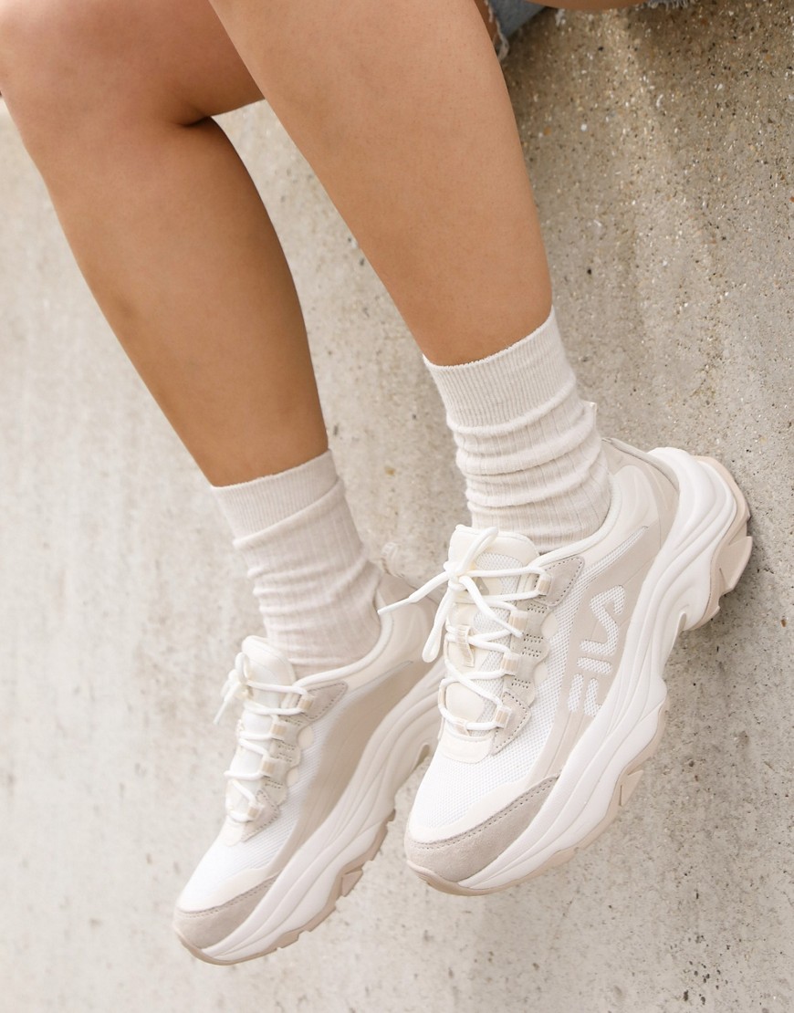 Asos - White - Womens Sneakers - Fila GOOFASH