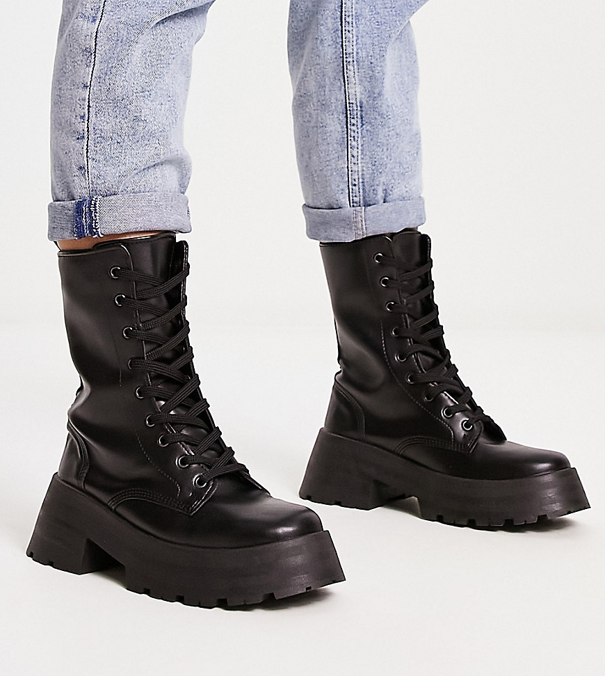 Asos Woman Boots Black GOOFASH