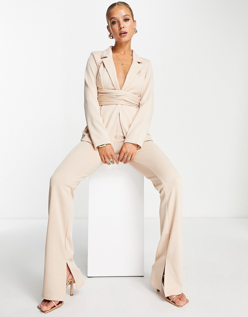 Asos Woman Ivory Suit Trousers GOOFASH