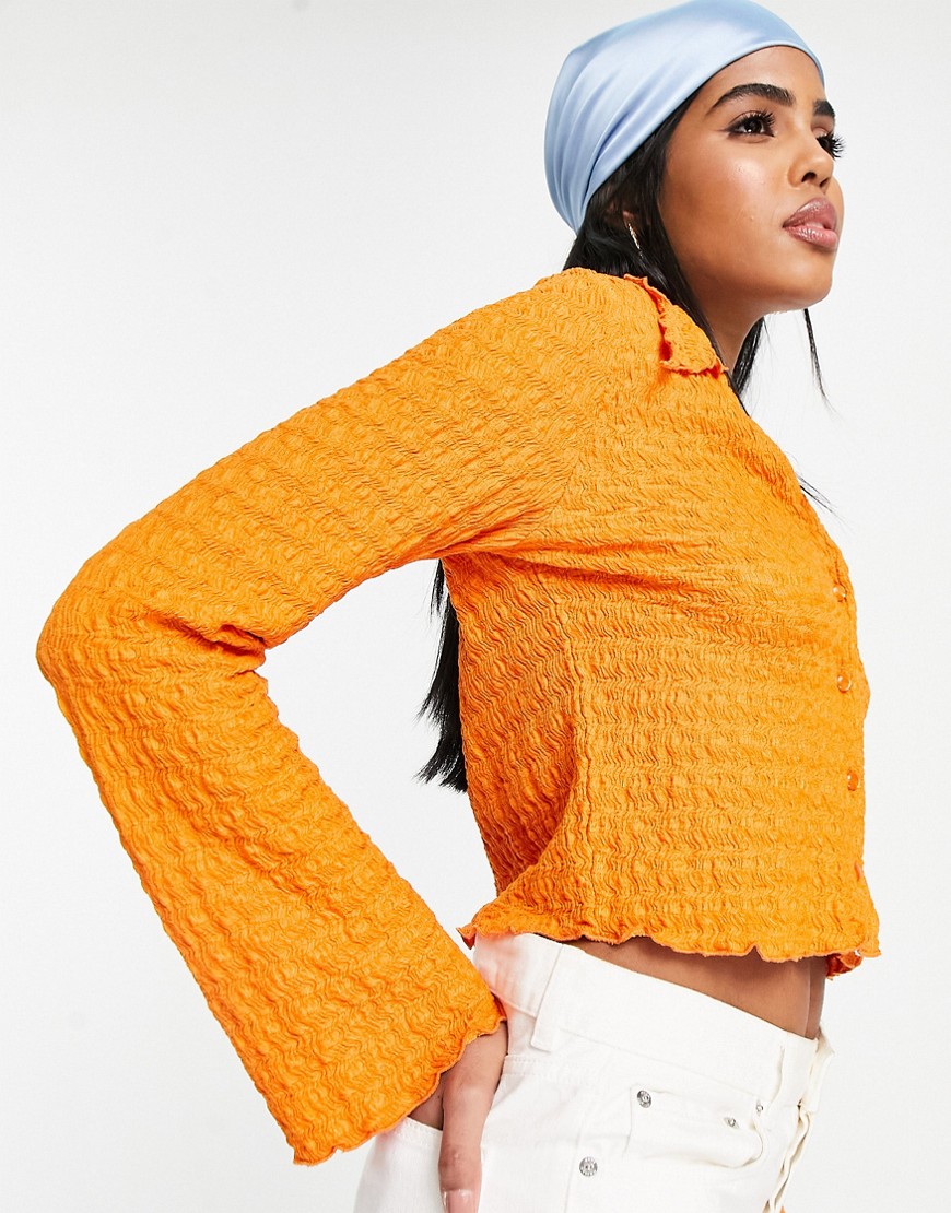 Asos - Woman Shirt - Orange - Monki GOOFASH