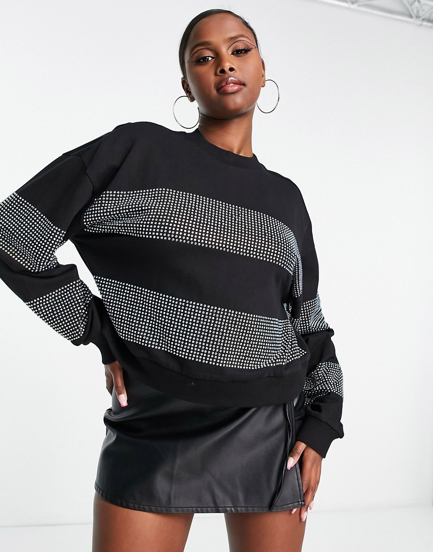 Asos - Woman Sweatshirt in Black GOOFASH