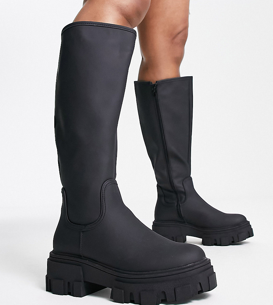 Asos Women Boots Black GOOFASH