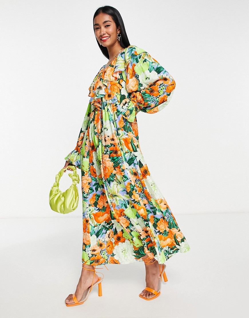 Asos - Women Maxi Dress in Multicolor GOOFASH