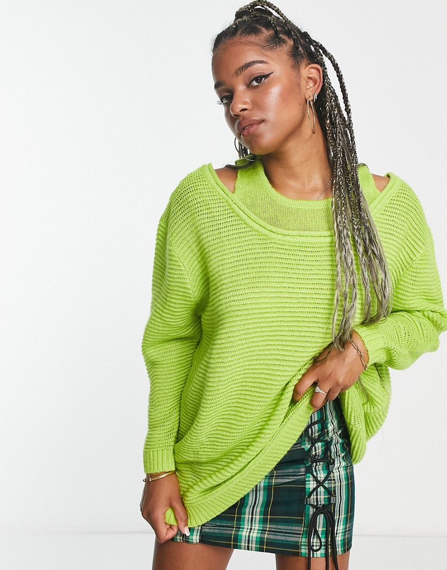 Asos - Women Sweater Green Native Youth GOOFASH