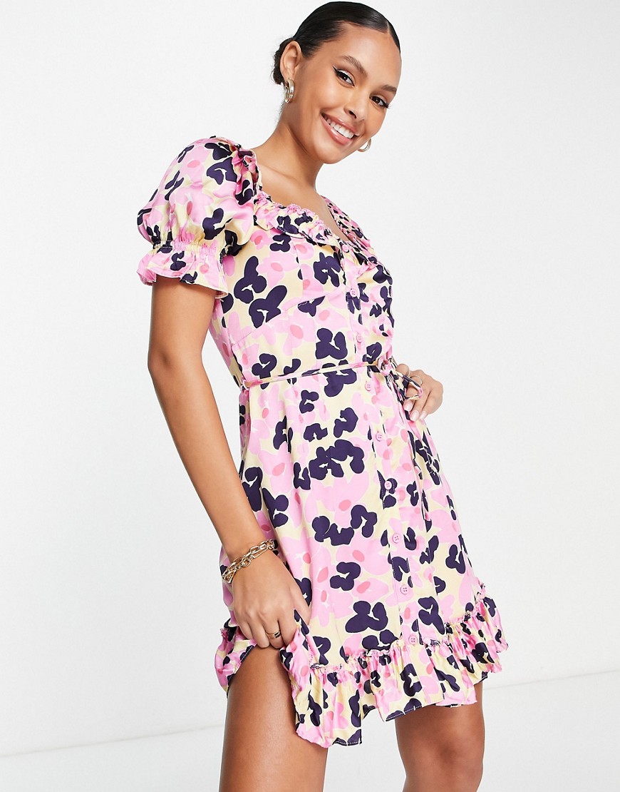 Asos Women Tea Dress Pink from French Connection GOOFASH
