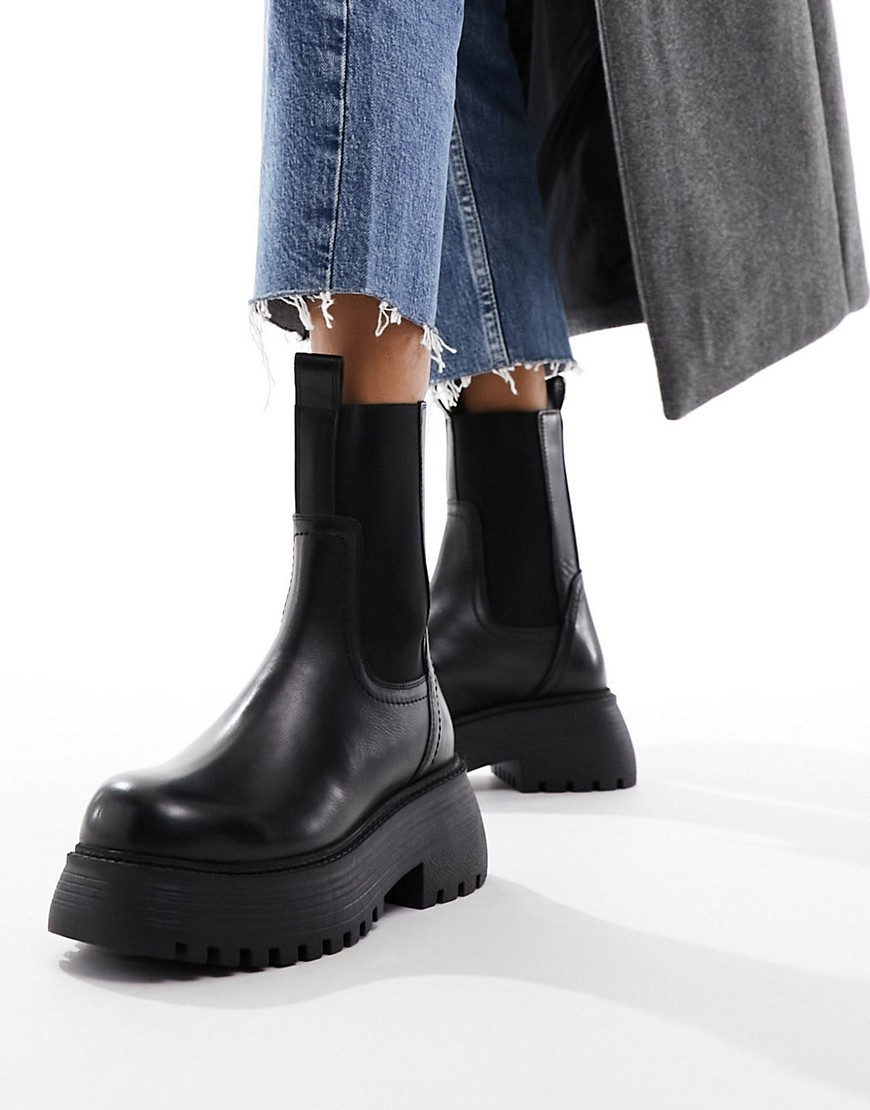 Asos - Women's Black Chelsea Boots GOOFASH