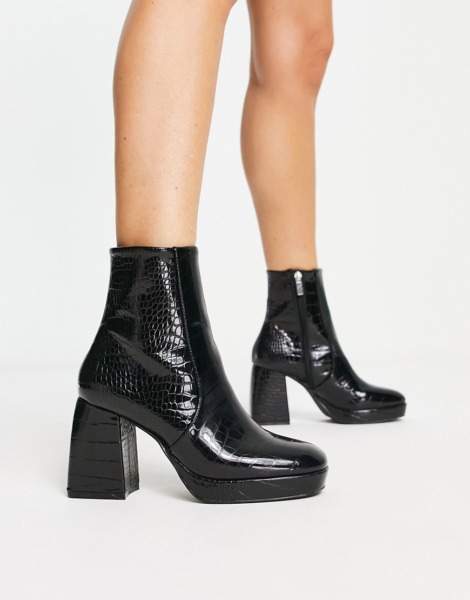 Asos Womens Boots Black GOOFASH