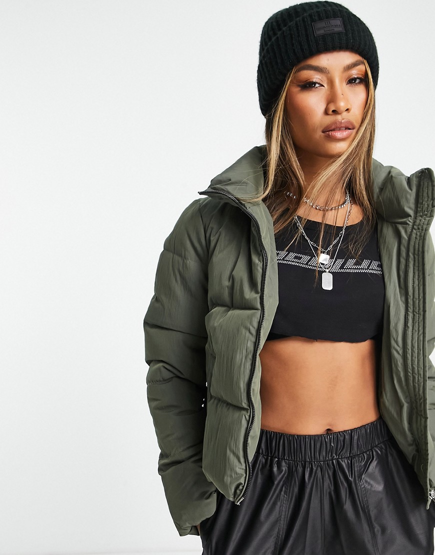 Asos Women's Padded Jacket Green by Only GOOFASH