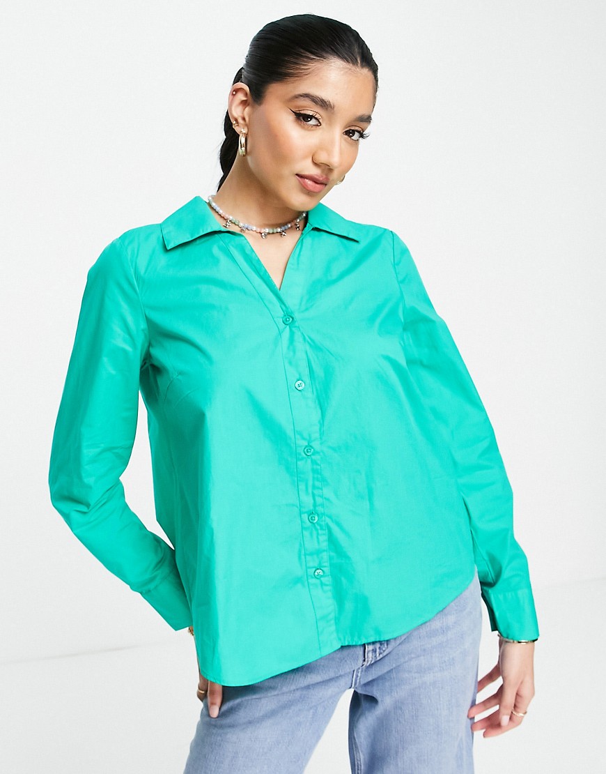Asos Womens Shirt in Green from Pieces GOOFASH