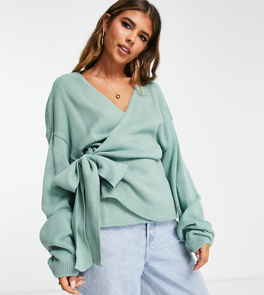Asos Women's Sweater Green by In the Style GOOFASH