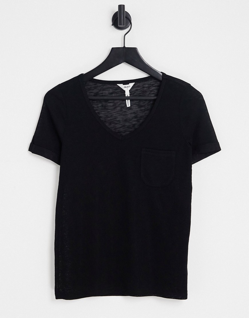 Asos Womens T-Shirt Black by Object GOOFASH