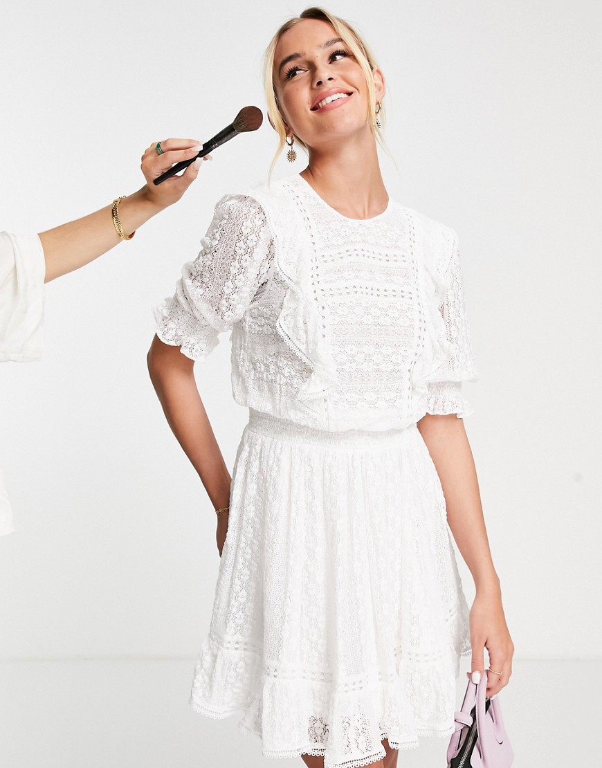 Asos - Women's White Mini Dress GOOFASH