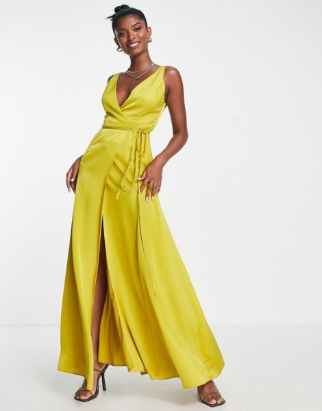 Asos - Yellow - Maxi Dress GOOFASH