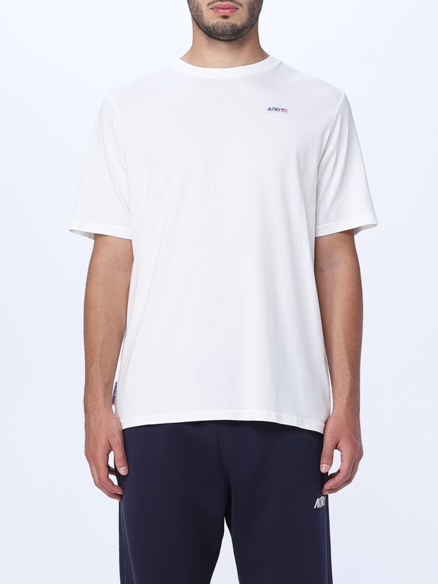 Autry T-Shirt in White at Giglio GOOFASH