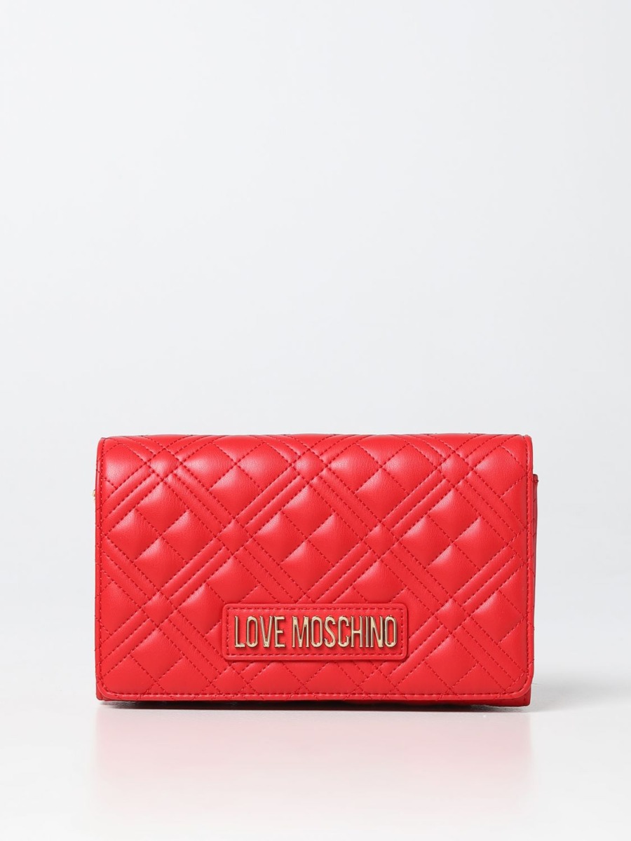 Bag in Red - Giglio - Woman - Moschino GOOFASH