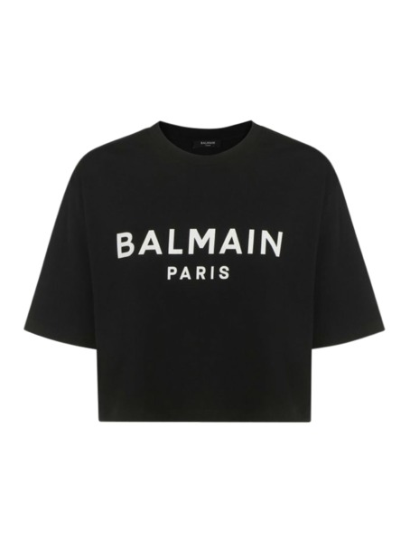 Balmain - Woman T-Shirt in Black at Suitnegozi GOOFASH