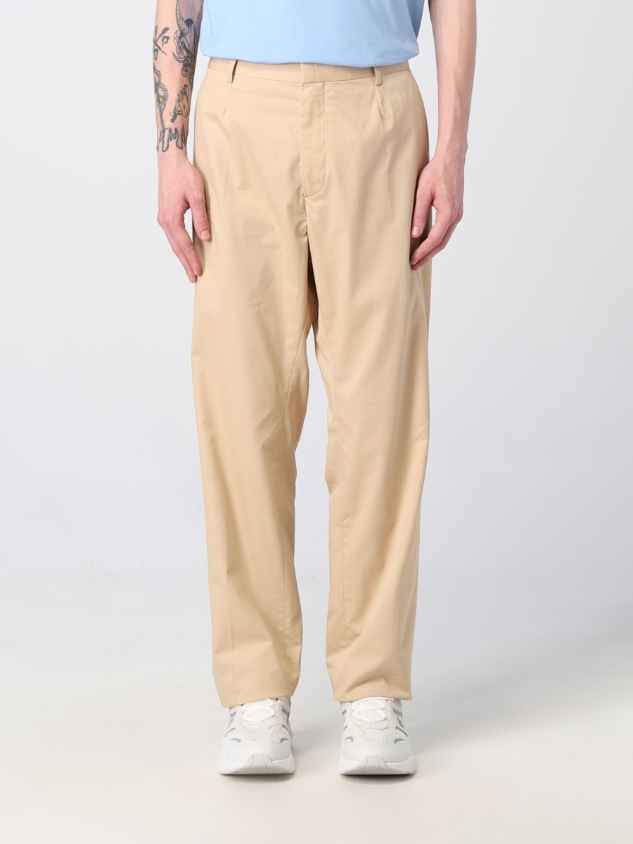Beige Trousers - Calvin Klein - Men - Giglio GOOFASH