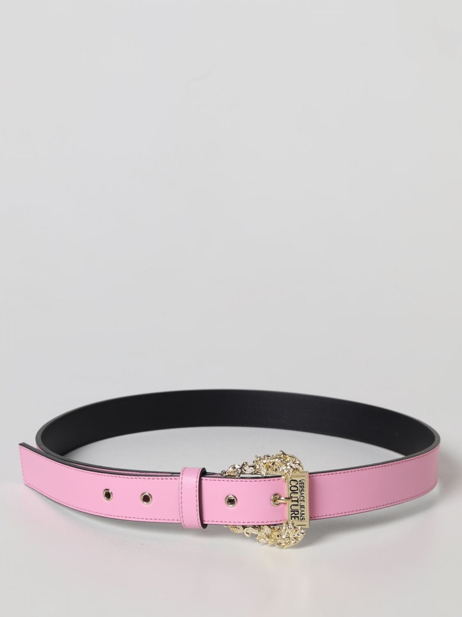 Belt in Pink Versace Giglio GOOFASH