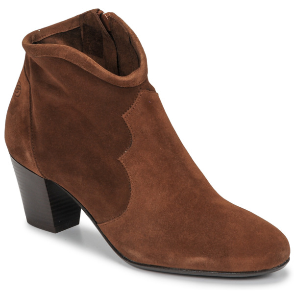 Betty London - Ankle Boots Brown for Women from Spartoo GOOFASH