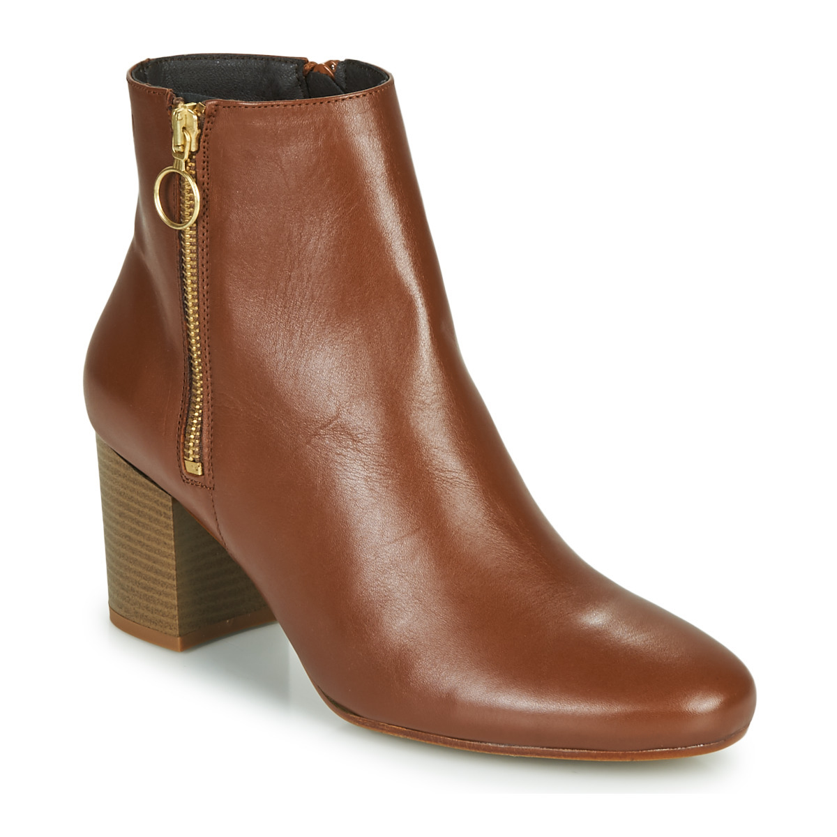 Betty London - Brown Ankle Boots for Woman by Spartoo GOOFASH