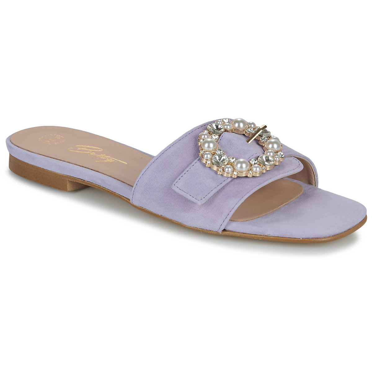 Betty London Purple Slippers for Women by Spartoo GOOFASH
