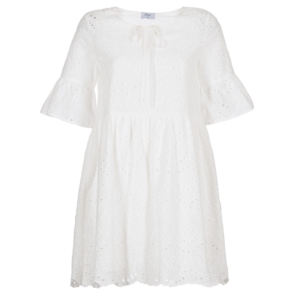 Betty London - Womens Dress in White from Spartoo GOOFASH