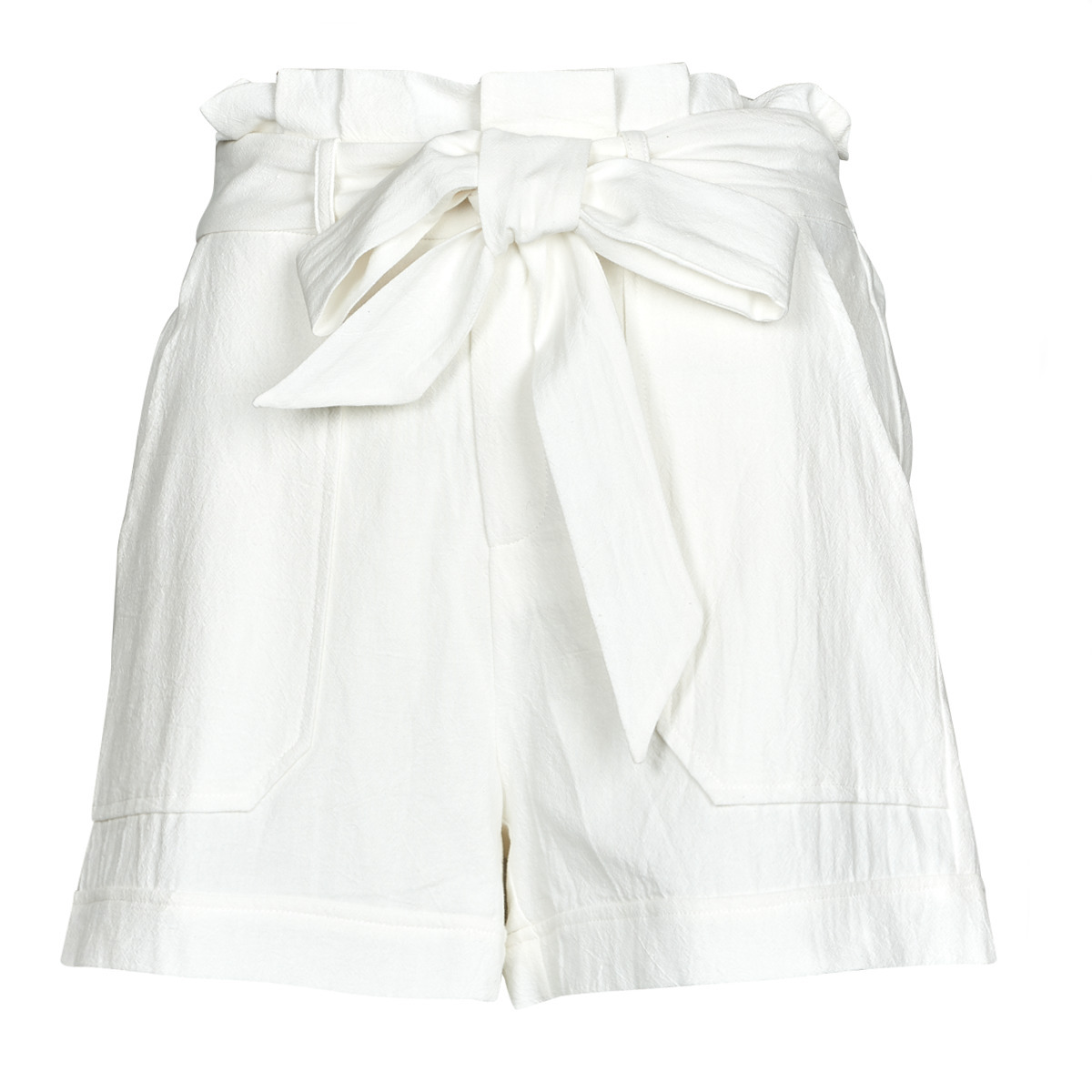 Betty London Womens Shorts in White Spartoo GOOFASH
