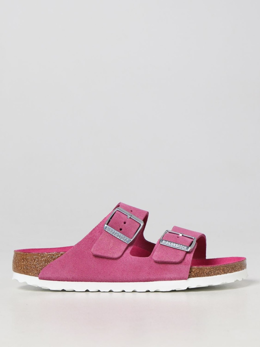 Birkenstock - Flat Sandals Pink Giglio Women GOOFASH