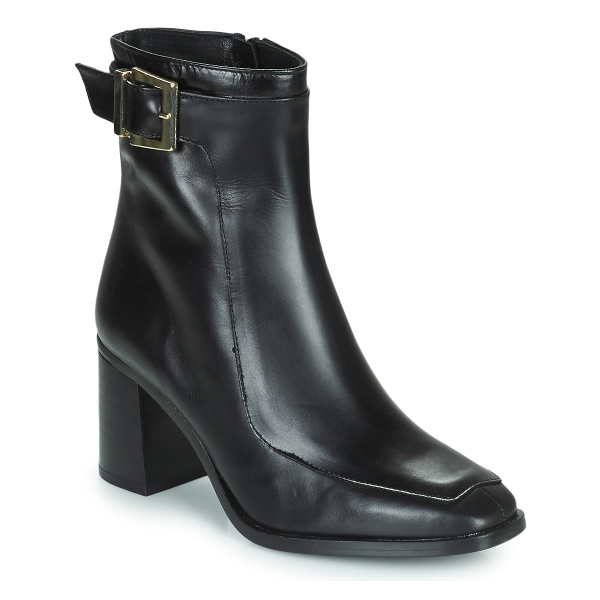 Black Ankle Boots Fericelli Spartoo Woman GOOFASH