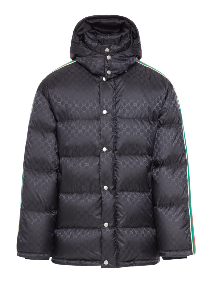 Black Down Jacket for Man from Suitnegozi GOOFASH
