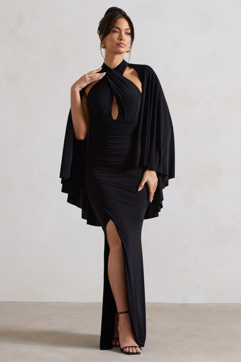 Black - Maxi Dress - Woman - Club L London GOOFASH