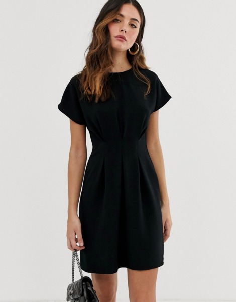 Black Mini Dress Asos Women GOOFASH