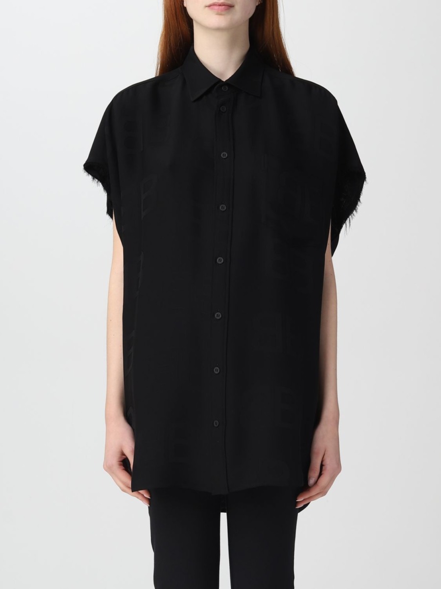 Black Shirt for Woman by Giglio GOOFASH