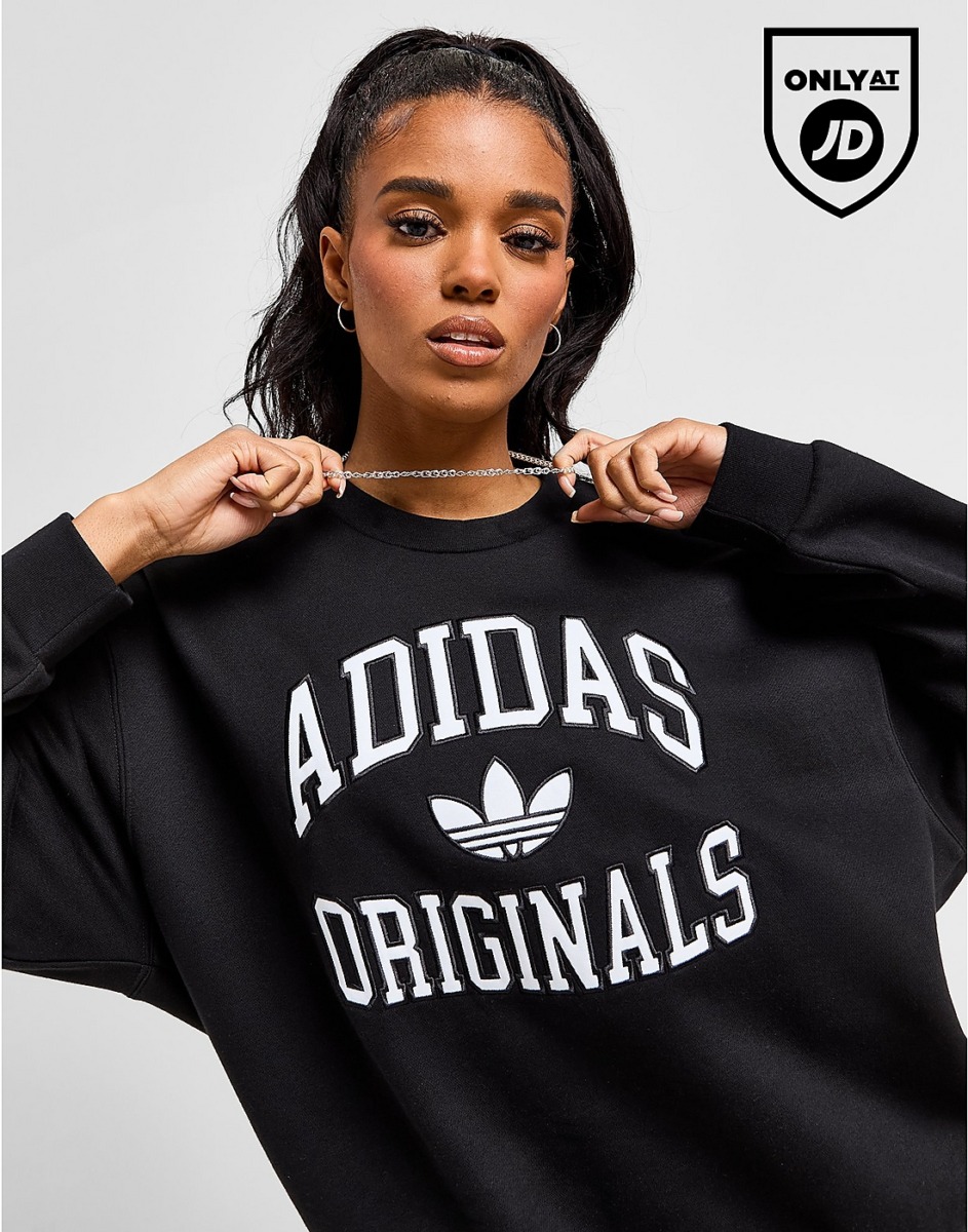 Black Sweatshirt Adidas Woman - JD Sports GOOFASH