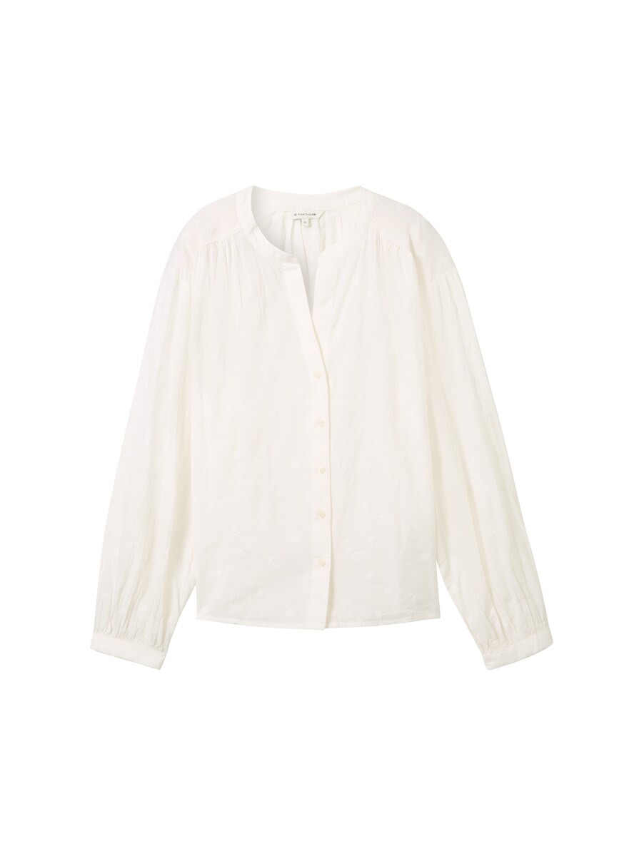 Blouse in White from Tom Tailor GOOFASH