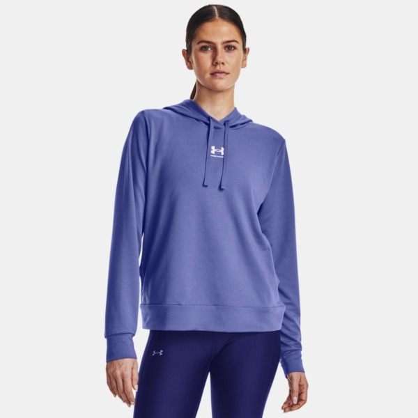 Blue Hoodie for Woman by Under Armour GOOFASH