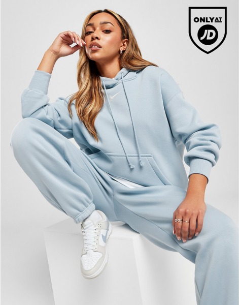 Blue Hoodie for Women at JD Sports GOOFASH