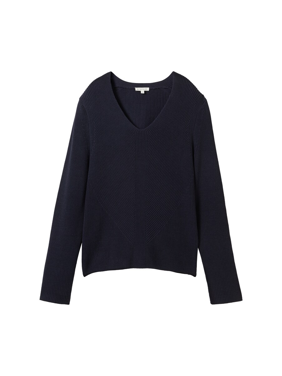Blue Knitted Sweater - Tom Tailor Women GOOFASH