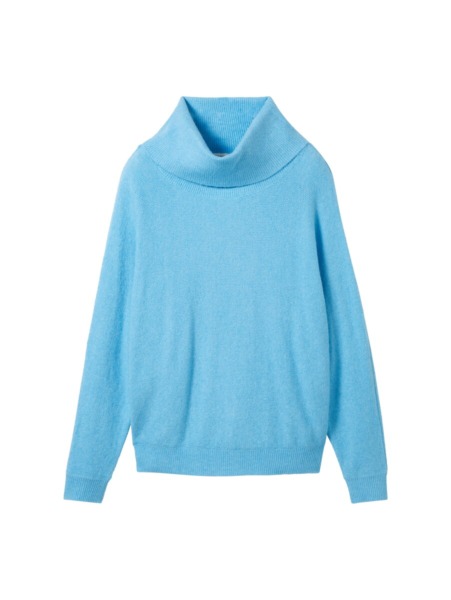 Blue Knitted Sweater for Women at Tom Tailor GOOFASH