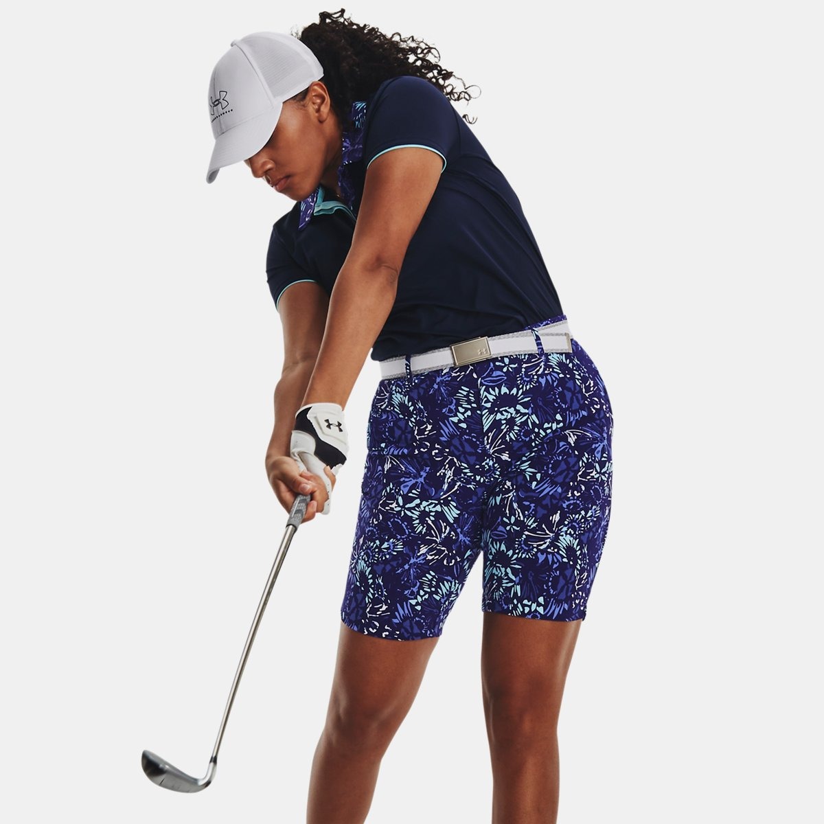 Blue Shorts for Woman from Under Armour GOOFASH