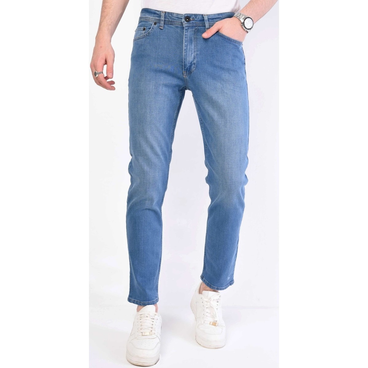 Blue - Skinny Jeans - True Rise - Spartoo GOOFASH