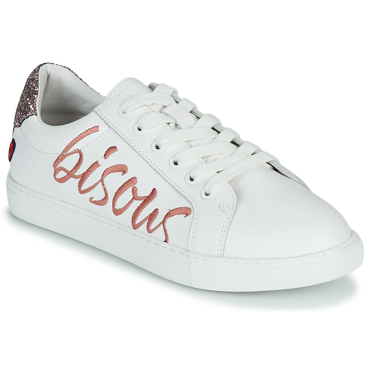 Bons Baisers de Paname White Sneakers - Spartoo GOOFASH